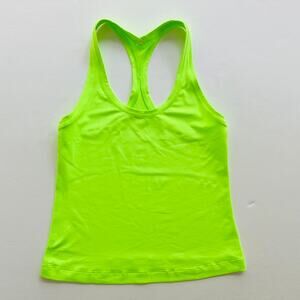 Lululemon Cool Racerback 2017 Seawheeze Zippy Green Size 4 Race Length Luxtreme